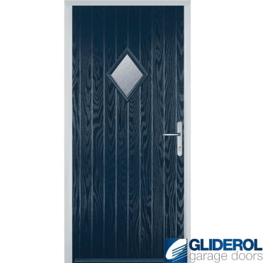 Macdonald front entrance door BLUE