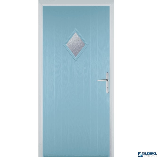 Gliderol Macdonald front entrance door DUCK EGG BLUE