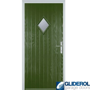 Macdonald front entrance door FERN GREEN (RAL6025)