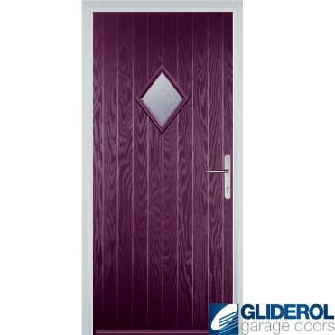 Macdonald front entrance door PURPLE VIOLET