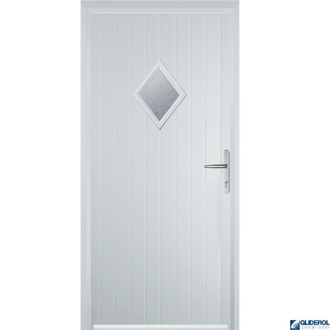 Gliderol Macdonald front entrance door WHITE