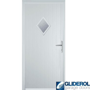 Macdonald front entrance door WHITE