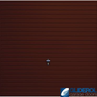 MAHOGANY-BROWN (RAL8016) Up & Over Horizontal Standard Rib