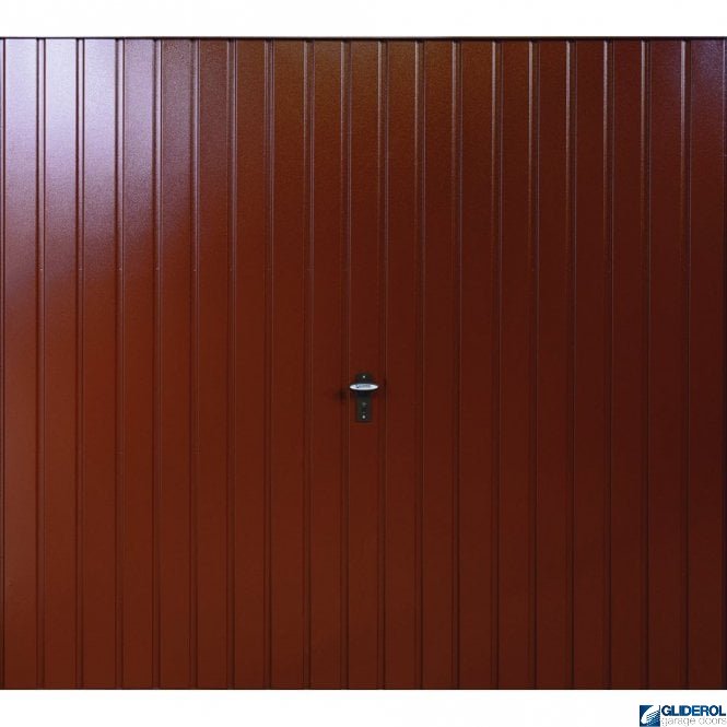 Gliderol MAHOGANY-BROWN (RAL8016) Up & Over Vertical Standard Rib