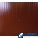 MAHOGANY-BROWN (RAL8016) Up & Over Vertical Standard Rib