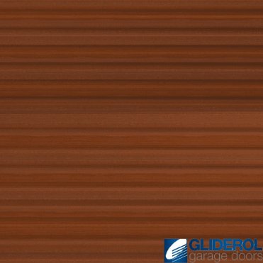 MAHOGANY/ROSEWOOD Laminated Light Industrial Steel Roller Door - Manual