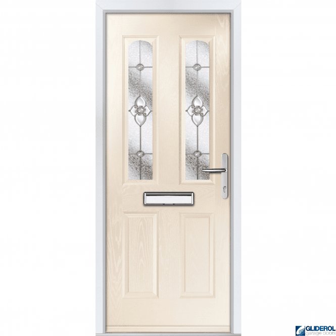 Gliderol Mannion 2 front entrance door CREAM