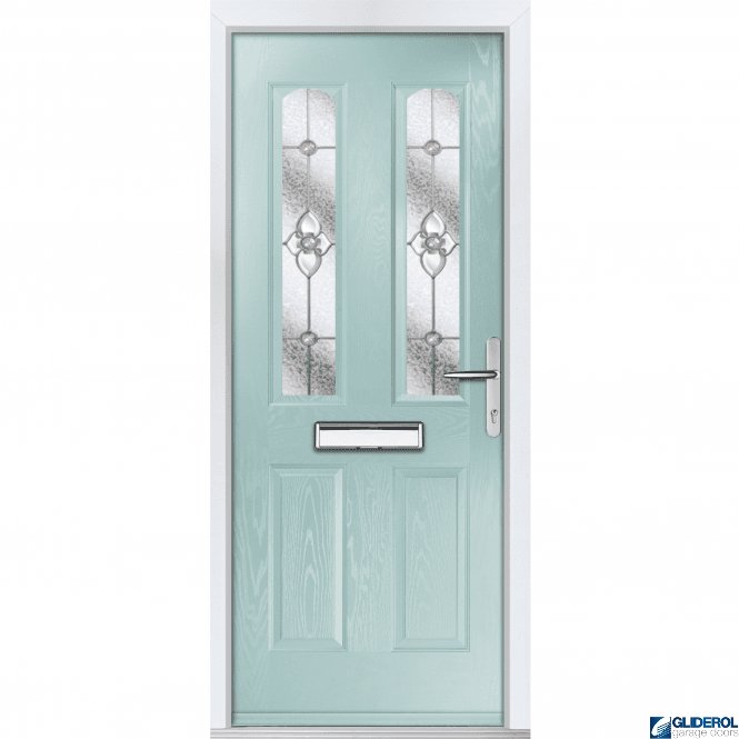 Gliderol Mannion 2 front entrance door DUCK EGG BLUE