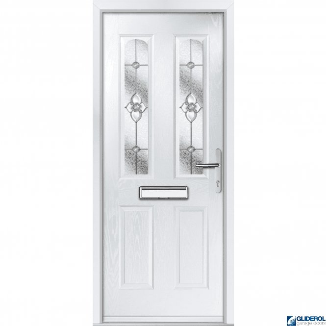 Gliderol Mannion 2 front entrance door WHITE