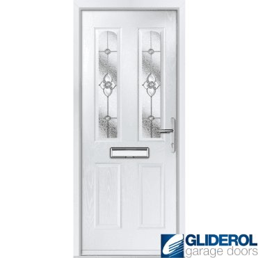 Mannion 2 front entrance door WHITE