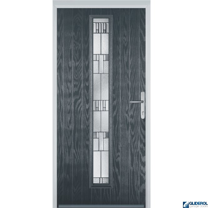 Gliderol Milburn front entrance door ANTHRACITE (RAL7016)