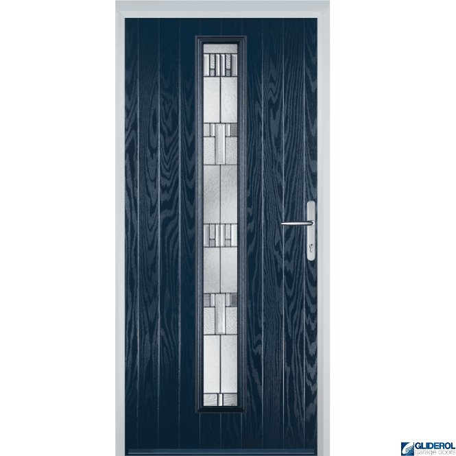 Gliderol Milburn front entrance door BLUE (RAL5011)
