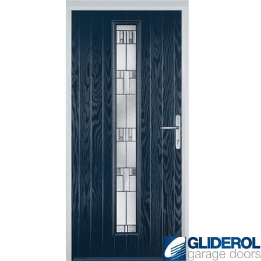 Milburn front entrance door BLUE (RAL5011)