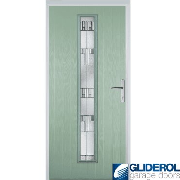 Milburn front entrance door CHARTWELL GREEN