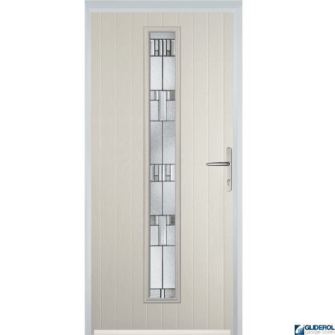 Gliderol Milburn front entrance door CREAM