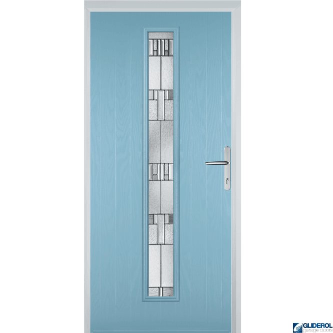 Gliderol Milburn front entrance door DUCK EGG BLUE
