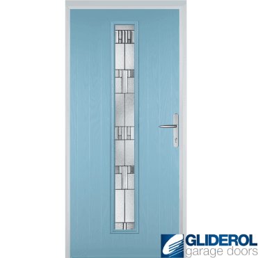 Milburn front entrance door DUCK EGG BLUE