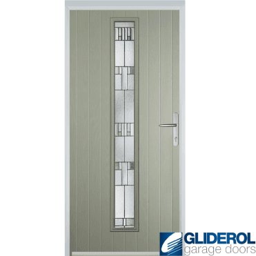 Milburn front entrance door PEBBLE GREY (RAL7032)