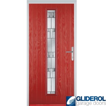 Milburn front entrance door RED (RAL3003)