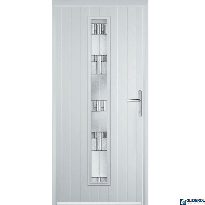 Gliderol Milburn front entrance door WHITE