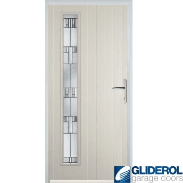 Milburn L1 front entrance door CREAM