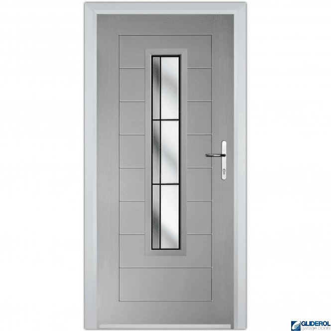 Gliderol Mitchell front entrance door AGATE GREY (RAL7038)
