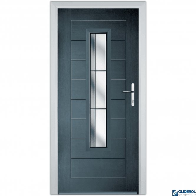 Gliderol Mitchell front entrance door ANTHRACITE (RAL7016)