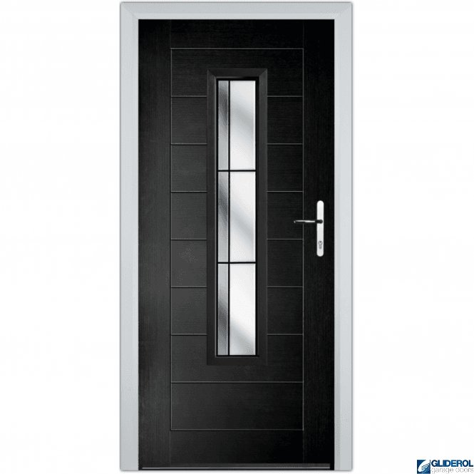 Gliderol Mitchell front entrance door BLACK (RAL9005)