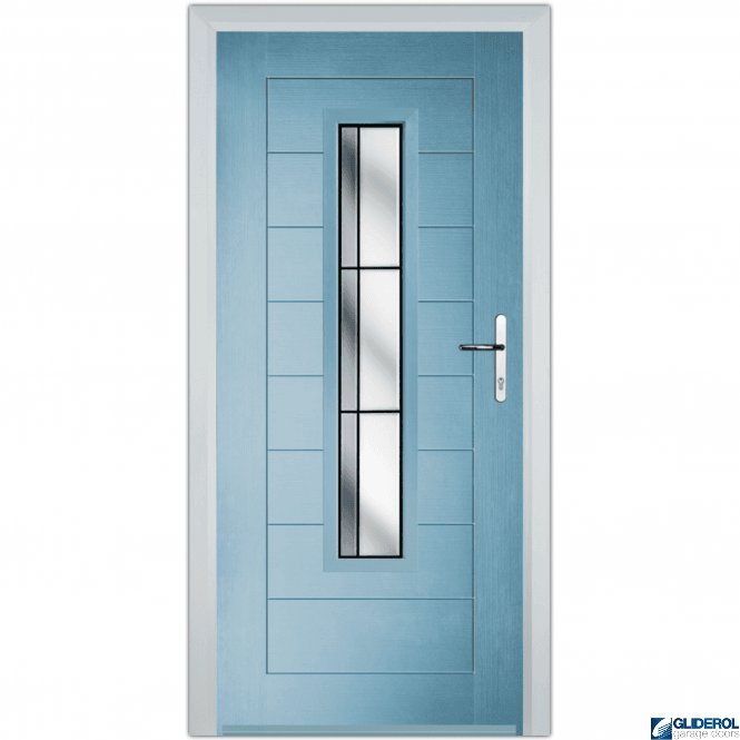 Gliderol Mitchell front entrance door DUCK EGG BLUE