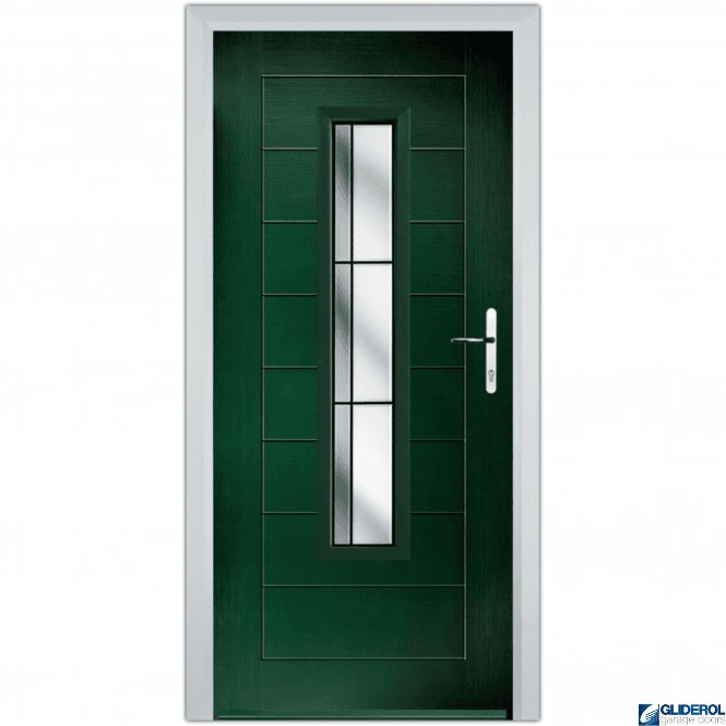 Gliderol Mitchell front entrance door GREEN (RAL6009)
