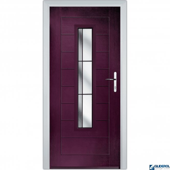 Gliderol Mitchell front entrance door PURPLE VIOLET (RAR4007)
