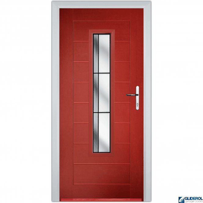 Gliderol Mitchell front entrance door RED (RAL3003)