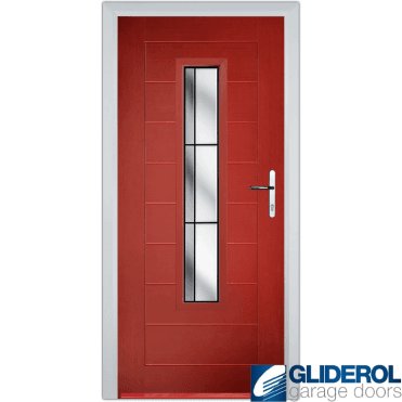 Mitchell front entrance door RED (RAL3003)