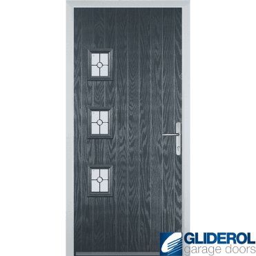 Moncur 3H front entrance door ANTHRACITE (RAL7016)