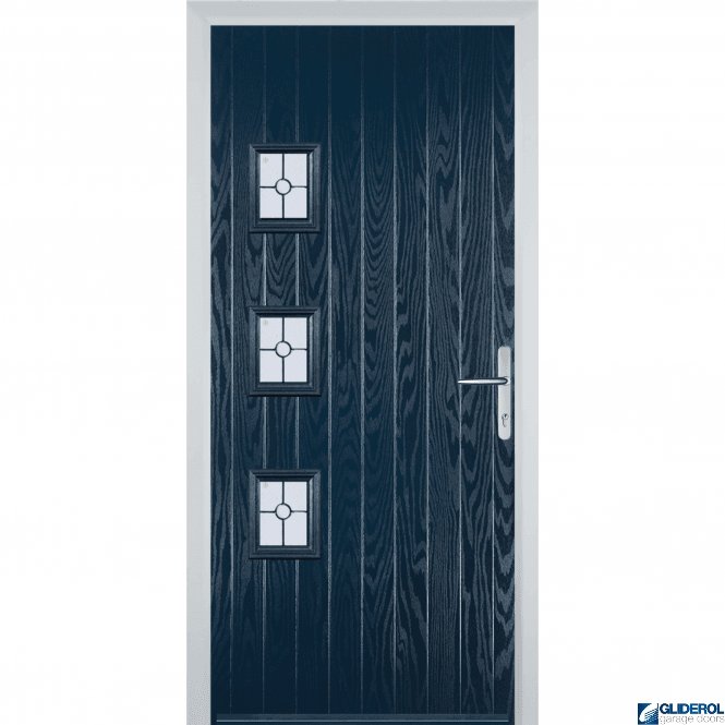Gliderol Moncur 3H front entrance door BLUE (RAL5011)