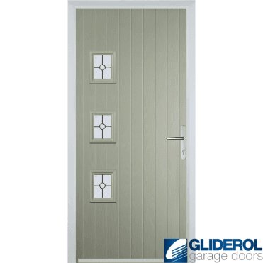 Moncur 3H front entrance door PEBBLE GREY (RAL7032)