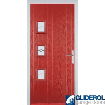 Moncur 3H front entrance door RED (RAL3003)
