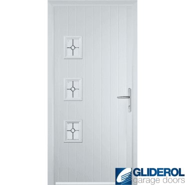 Moncur 3H front entrance door WHITE