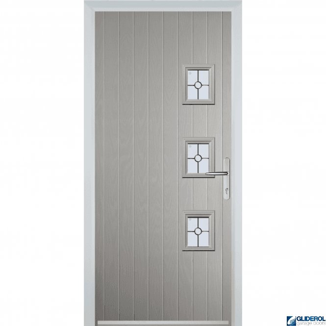 Gliderol Moncur 3Y front entrance door AGATE GREY (RAL7038)