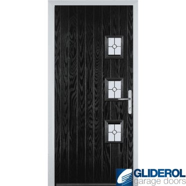 Moncur 3Y front entrance door BLACK (RAL9005)