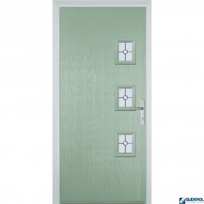 Gliderol Moncur 3Y front entrance door CHARTWELL GREEN