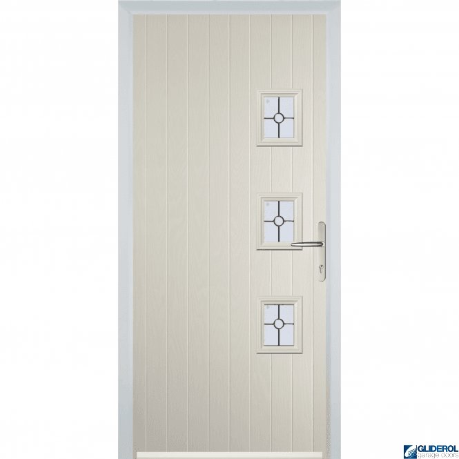 Gliderol Moncur 3Y front entrance door CREAM