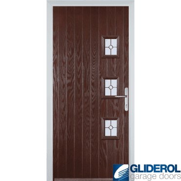 Moncur 3Y front entrance door DARKWOOD