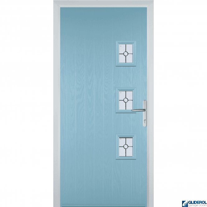 Gliderol Moncur 3Y front entrance door DUCK EGG BLUE