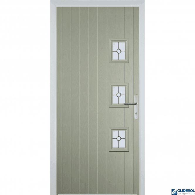 Gliderol Moncur 3Y front entrance door PEBBLE GREY (RAL7032)
