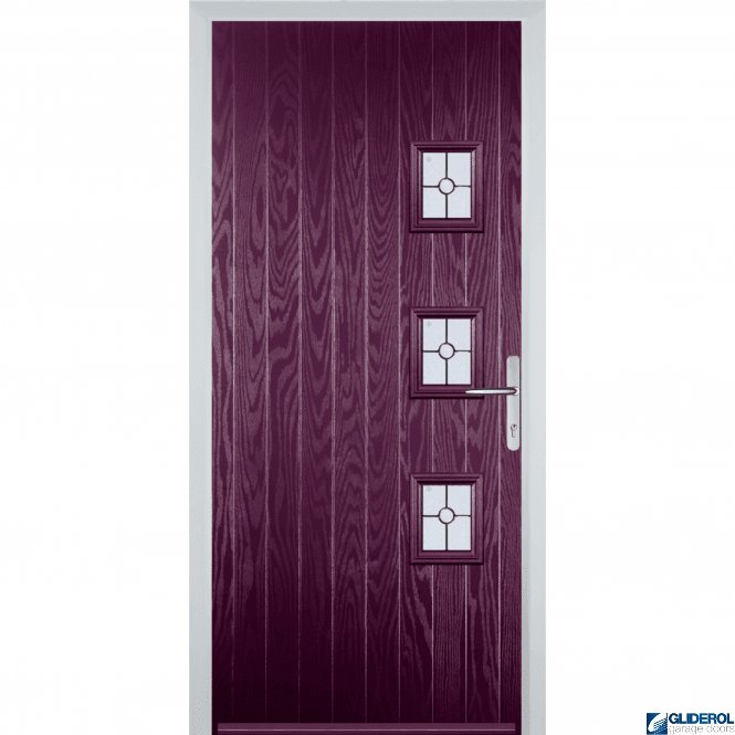 Gliderol Moncur 3Y front entrance door PURPLE VIOLET (RAR4007)