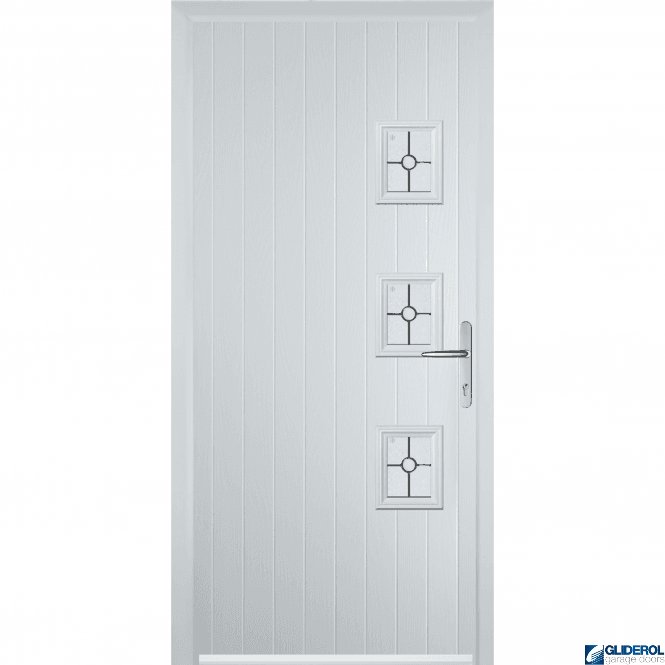 Gliderol Moncur 3Y front entrance door WHITE