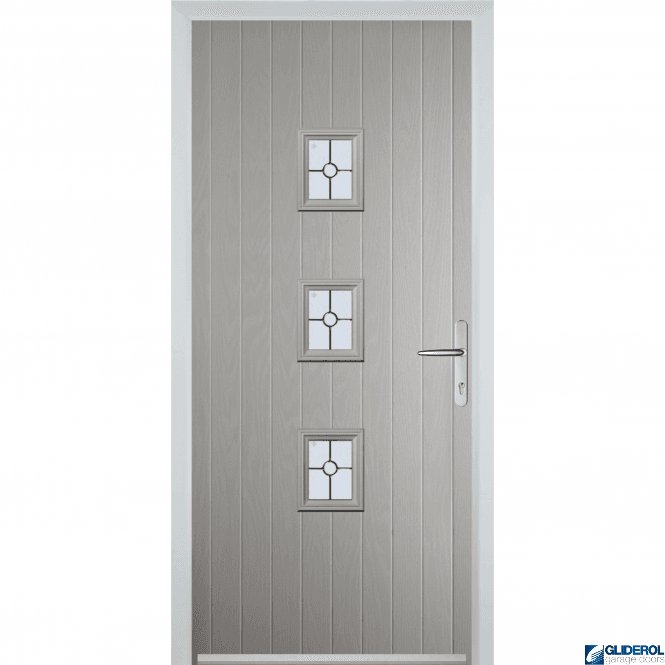 Gliderol Moncur front entrance door AGATE GREY (RAL7038)