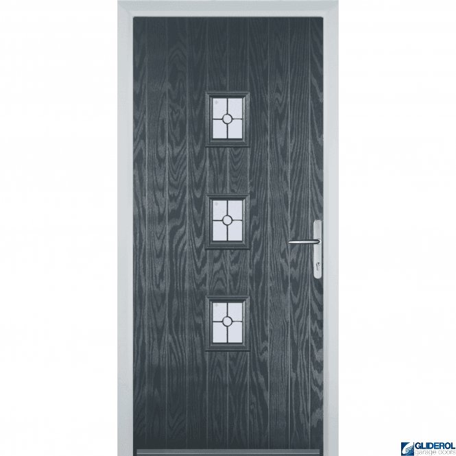Gliderol Moncur front entrance door ANTHRACITE (RAL7016)