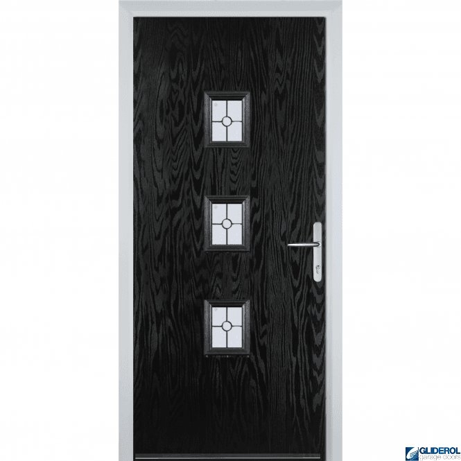 Gliderol Moncur front entrance door BLACK (RAL9005)